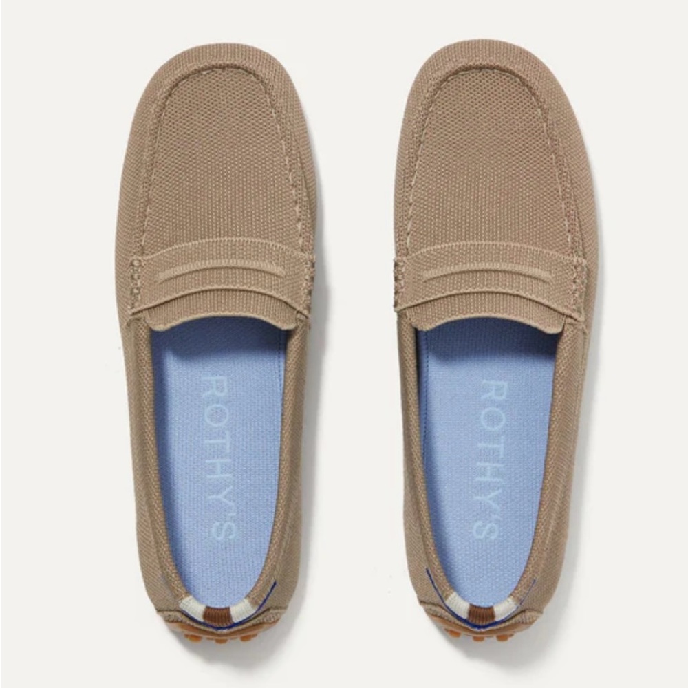 Rothy’s Driver size 10 in color Latte. GUC